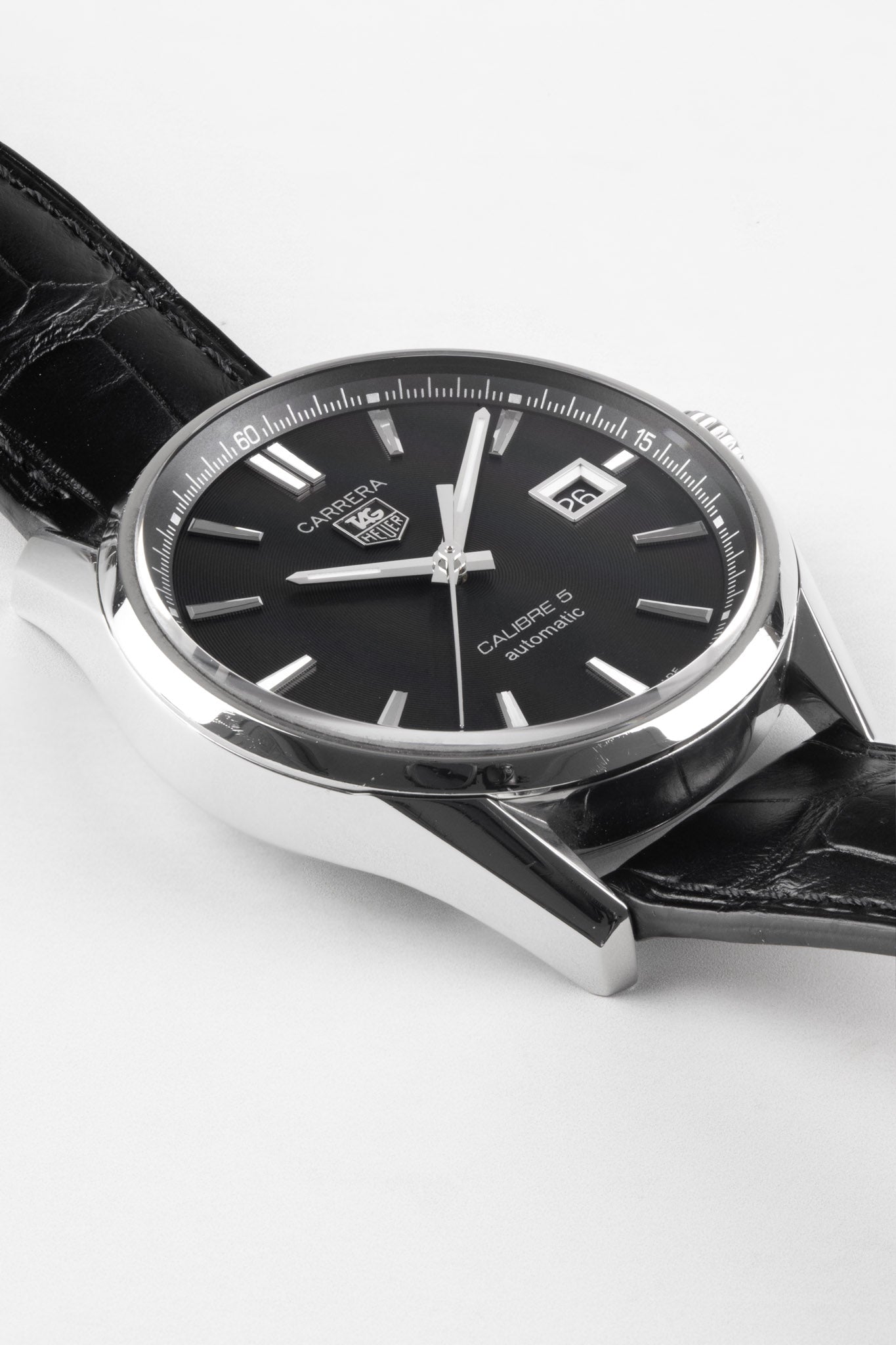 TAG HEUER Carrera Calibre 5 | Black Dial | WatchObsession UK