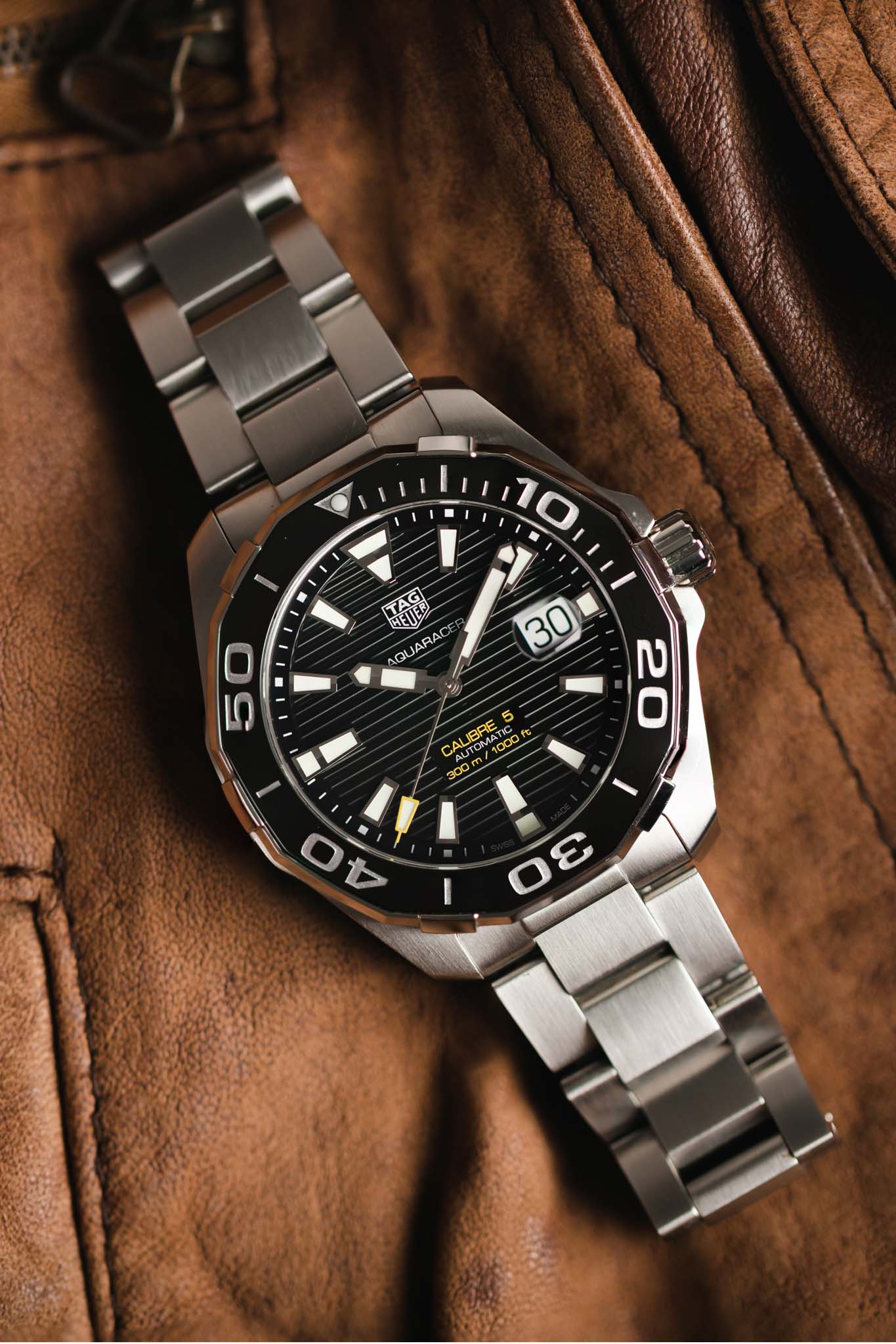 tag heuer aquaracer calibre 5 automatic youtube