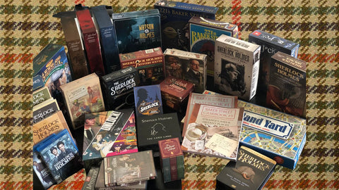 Collection of Sherlock Holmes mysteries, movies, games and puzzles