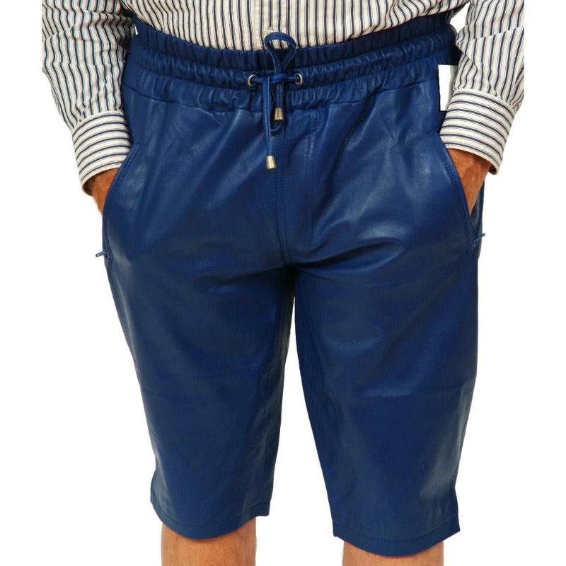 Mens Leather Shorts - Genuine Nappa Sheepskin - Closeout sale!