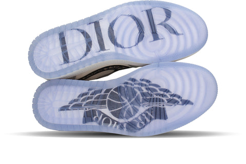 dior jordans bottom