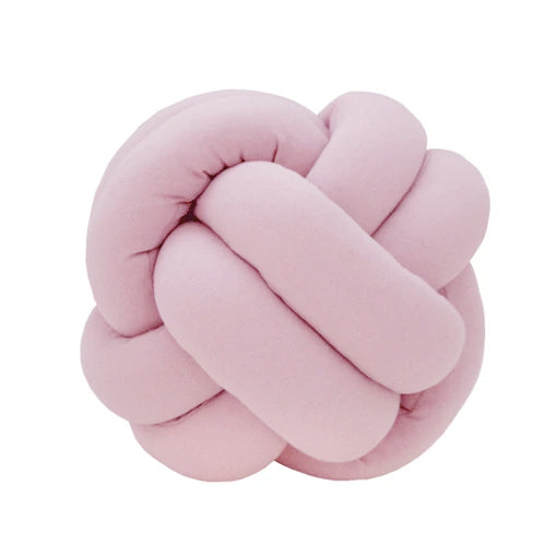 pink knot cushion