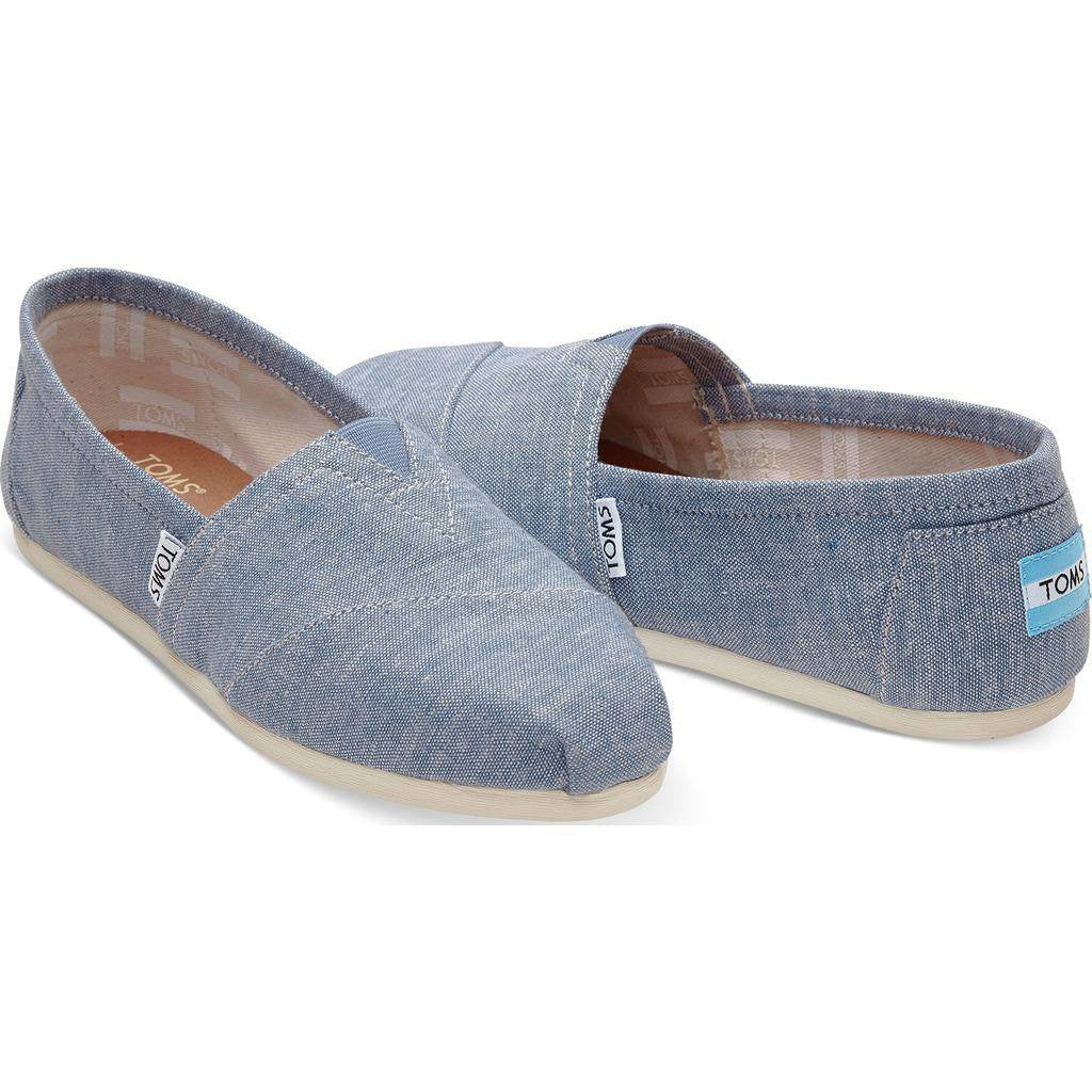 toms espadrilles blue