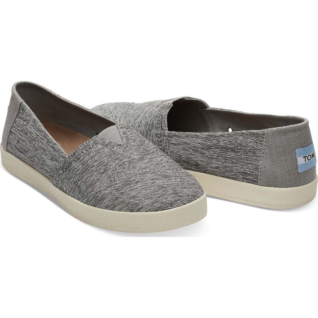 toms gray slip ons