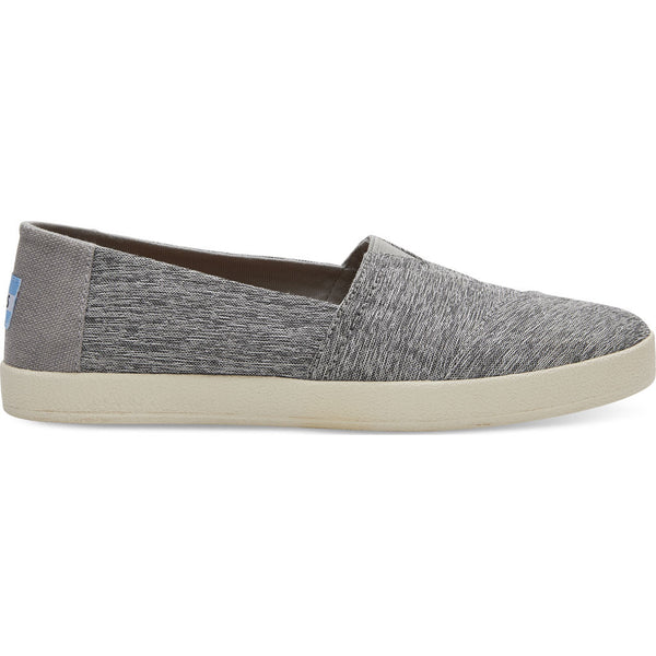 TOMS Women's Avalon Forged Iron Slip Ons | Space Dye Grey - Sportique