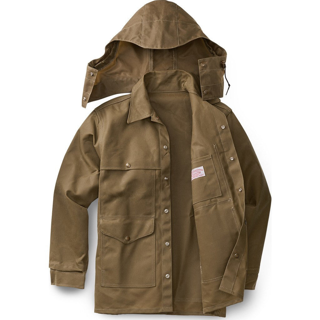 Filson Tin Cloth Alaska Fit Cruiser Jacket Dark Tan S 11010005Dark Tan ...