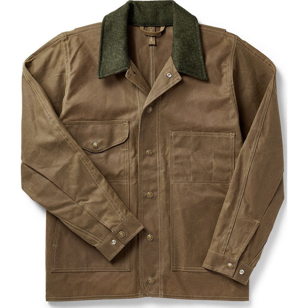 Filson Tin Cloth Jacket - Extra Long Dark Tan Long 11010008 - Sportique