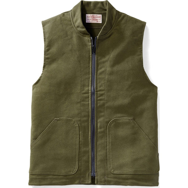 Filson Moleskin Vest Liner Dark Olive S 11010035DarkOlive - Sportique