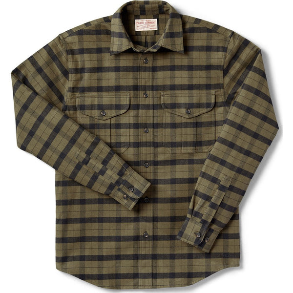 Filson Alaskan Guide Alaska Fit Shirt Otter Green Black S 11012006Otter ...