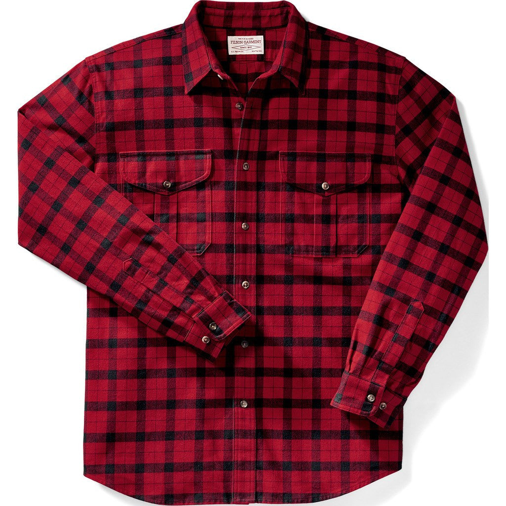 Filson Alaskan Guide Alaska Fit Shirt Red Black 11012006 - Sportique