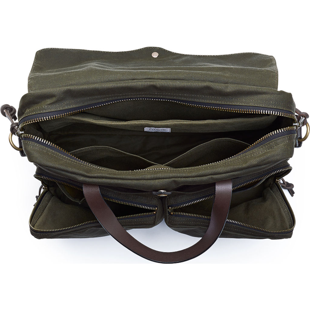 filson tin cloth briefcase