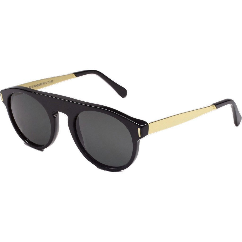 RetroSuperFuture Racer Sunglasses Francis Black Gold - Sportique