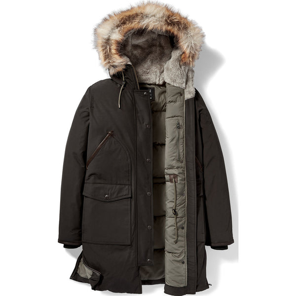 Filson Women's Alaska Down Parka Coat | Slate - Sportique