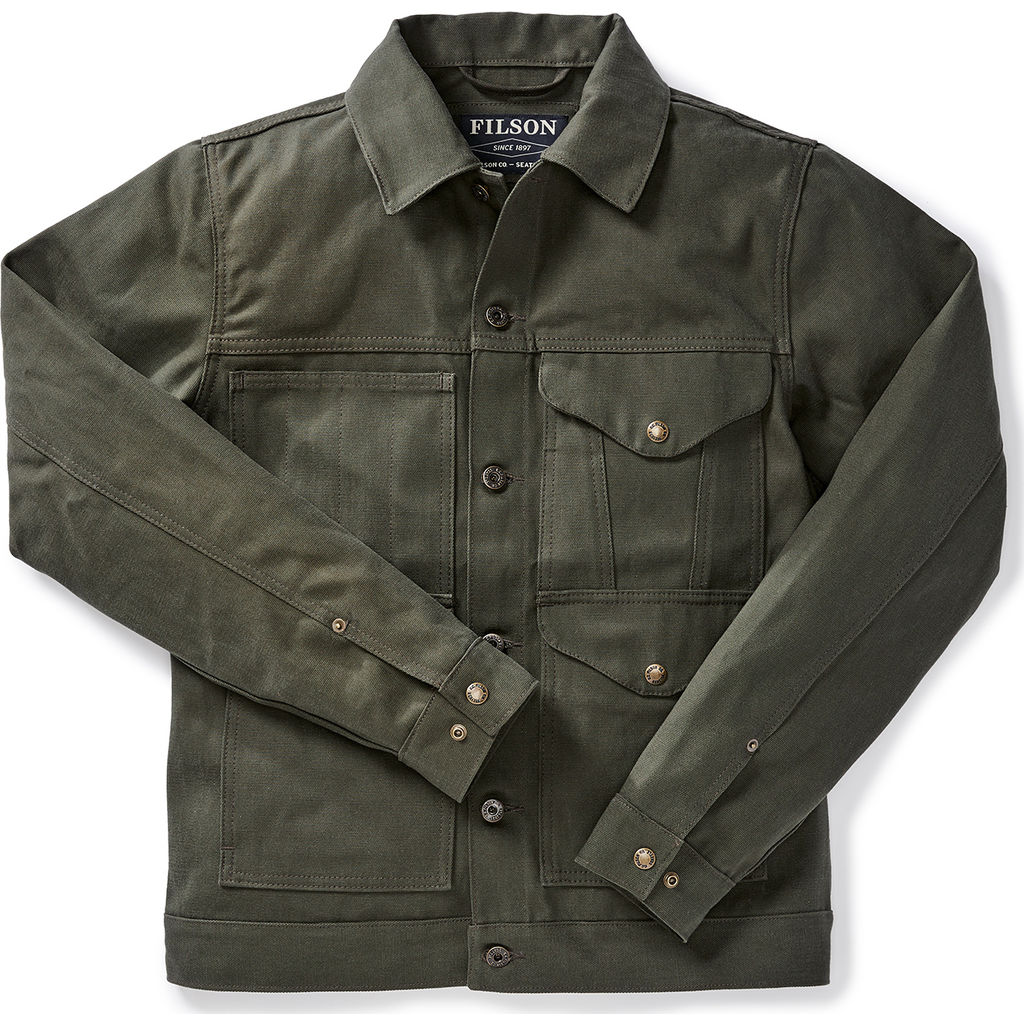 Filson Canvas Short Lined Cruiser Jacket in Magnum Black - Sportique