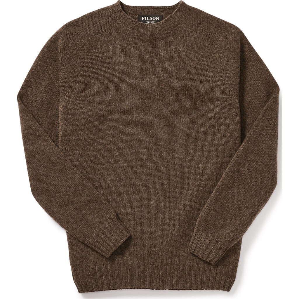 Filson 4GG Crewneck Sweater | Dark Walnut - Sportique