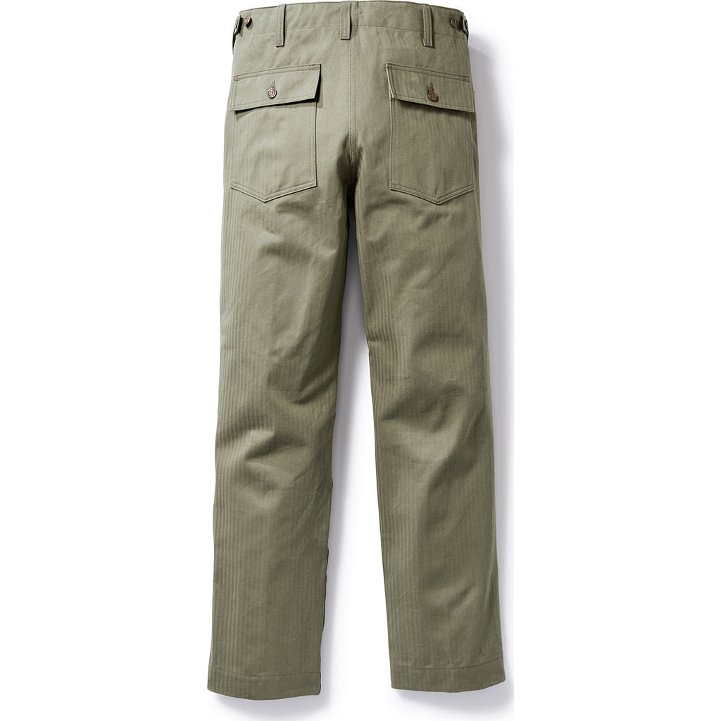 Filson Herringbone Supply Pant in Olive - Sportique