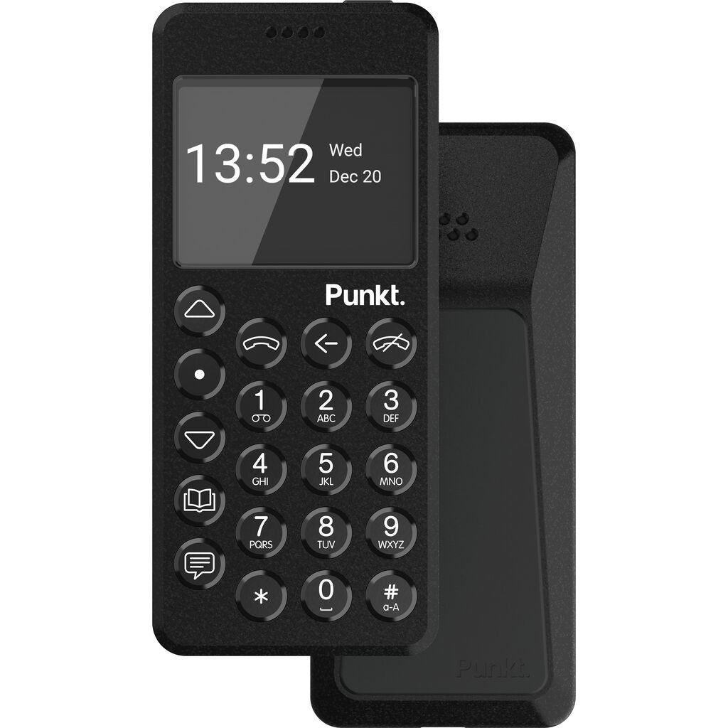 Punkt. MP02 New Generation 4G Mobile Phone Black Sportique