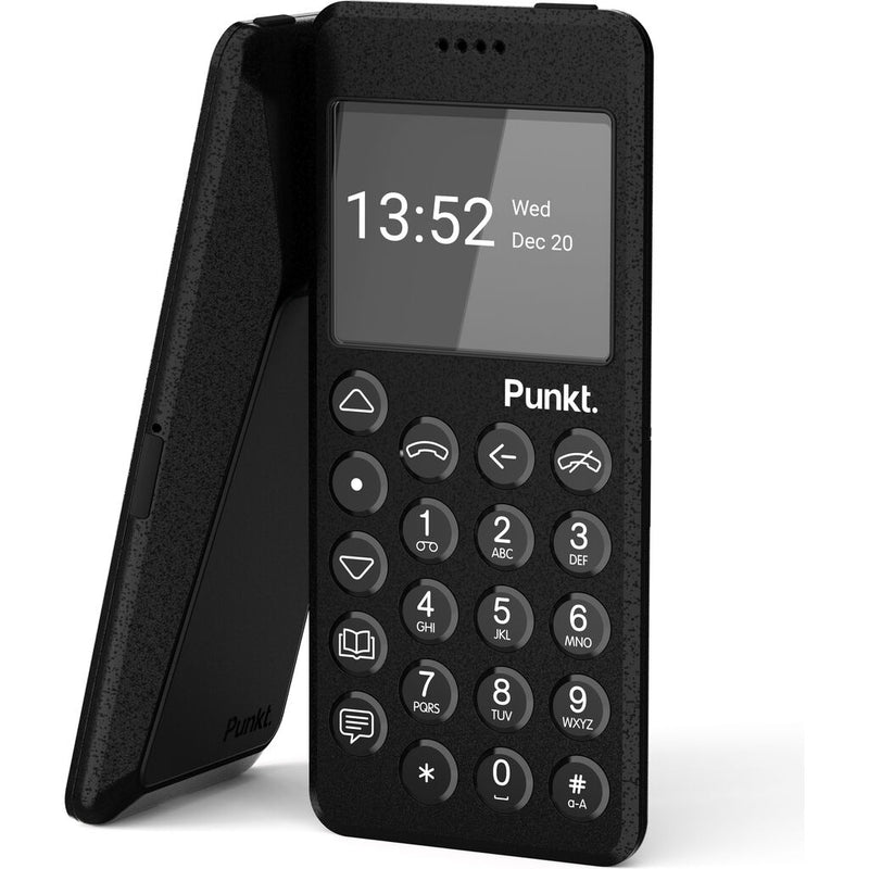 Punkt. MP02 New Generation 4G Mobile Phone Black Sportique