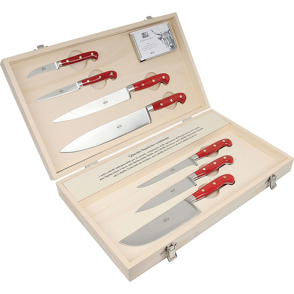 Coltellerie Berti Hand Forged Plenum Steak Knives Set of 6 - Cornotech