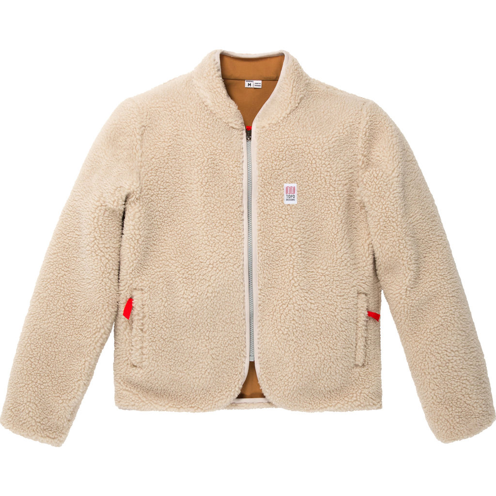 Topo Designs Women's Sherpa Jacket Natural/Khaki – Sportique