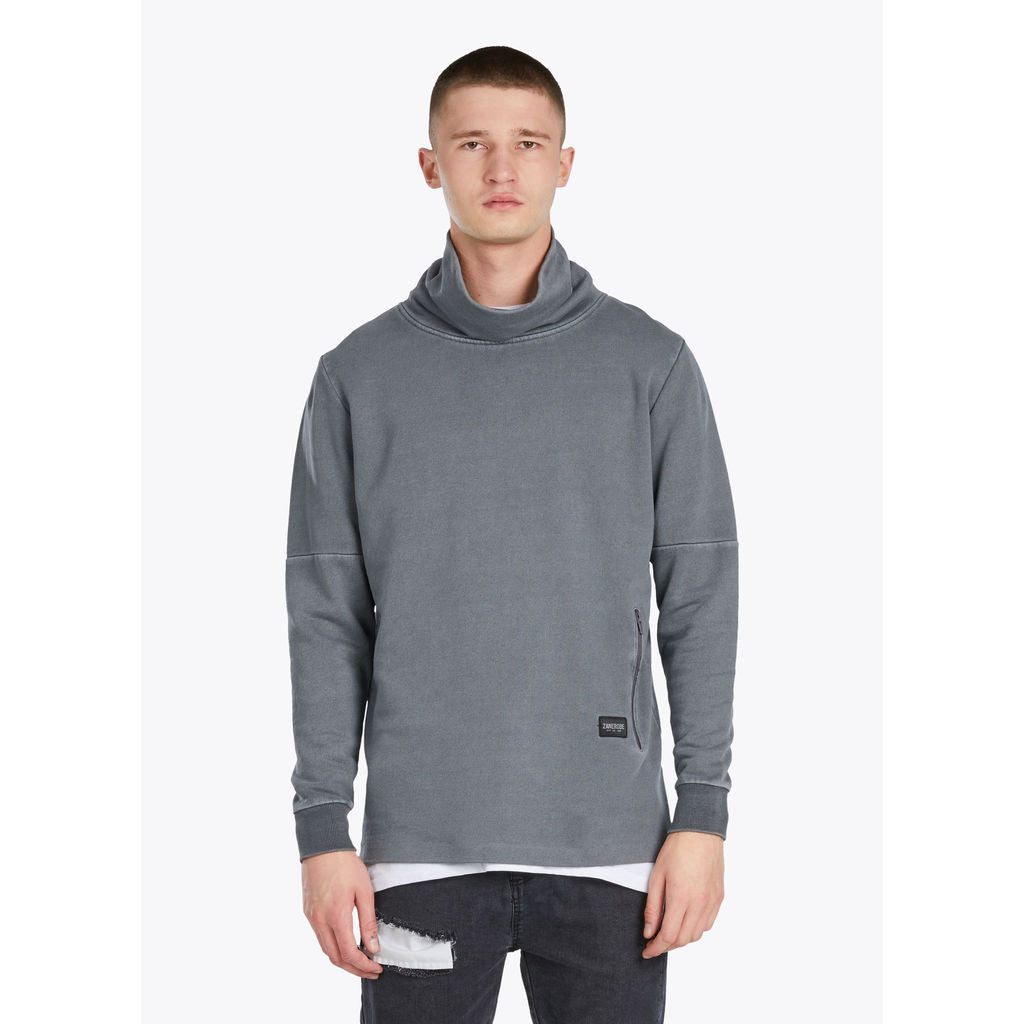 Zanerobe Mock Neck Sweater in Gray – Sportique