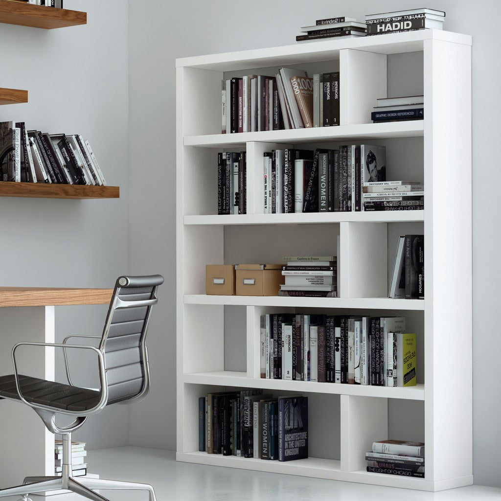 TemaHome Dublin High Bookcase  Pure White  113058 DUBLINH 