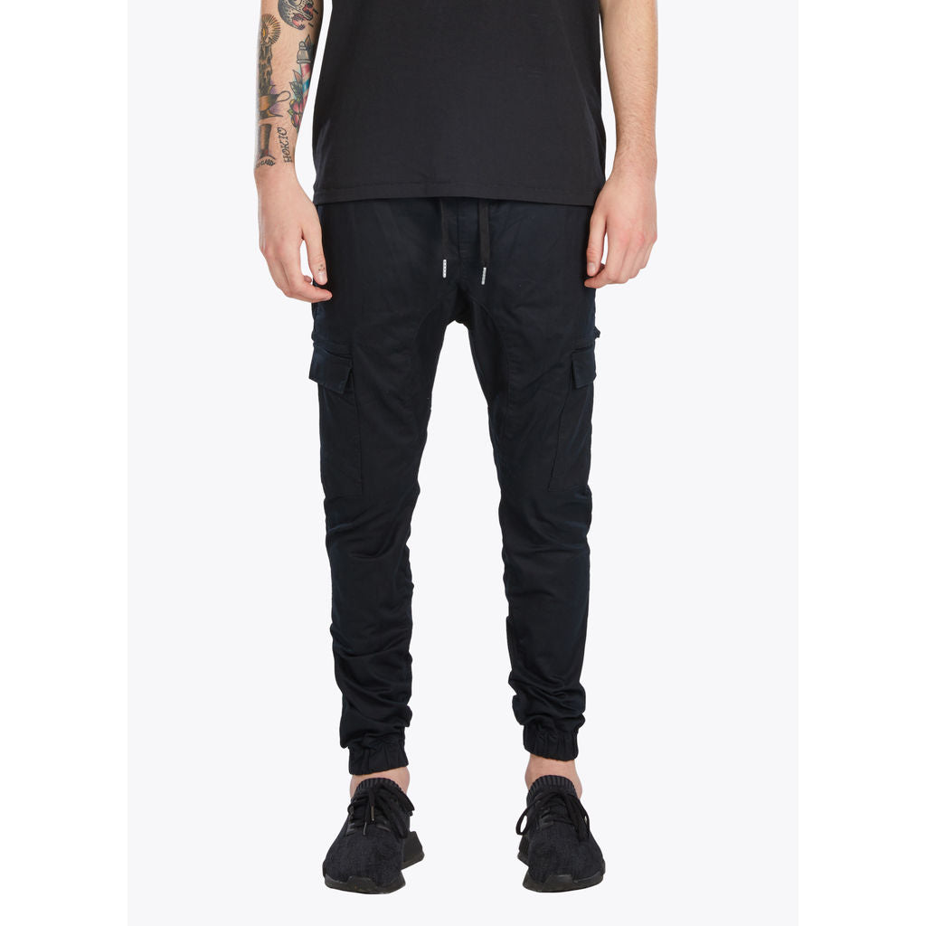 black jogger pants