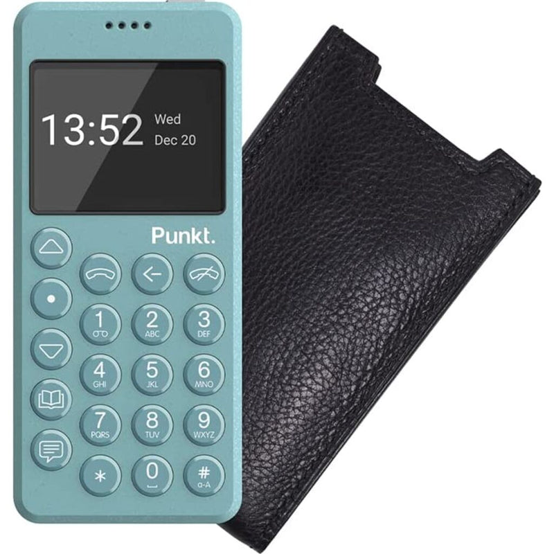 Punkt. MP02 & Leather Case, MP02 New Generation 4G Mobile Phone