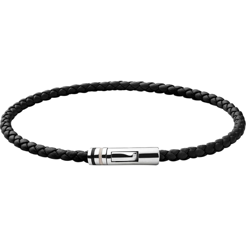 Miansai Men's Nexus Rope Bracelet, Matte Black Rhodium, Size S