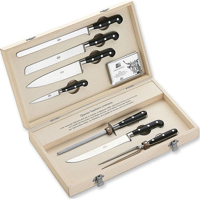 White Lucite Coltello Steak Knife Set, 6 Knives – Collecto