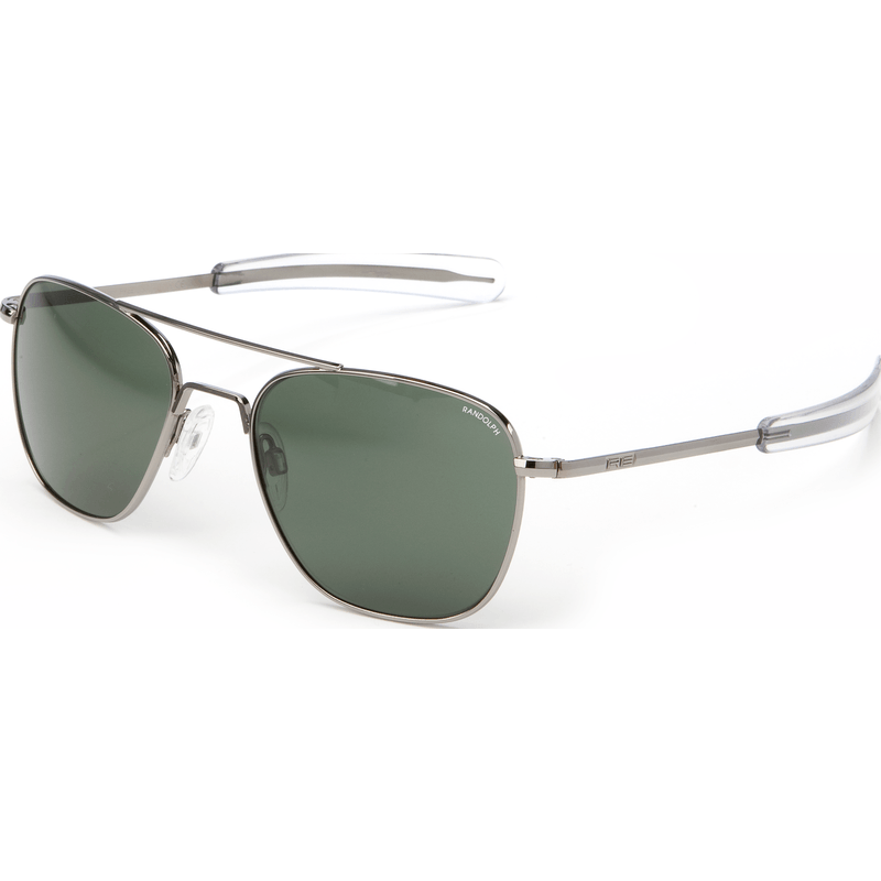 Randolph Aviator Gunmetal Sunglasses AGX Glass Bayonet – Sportique