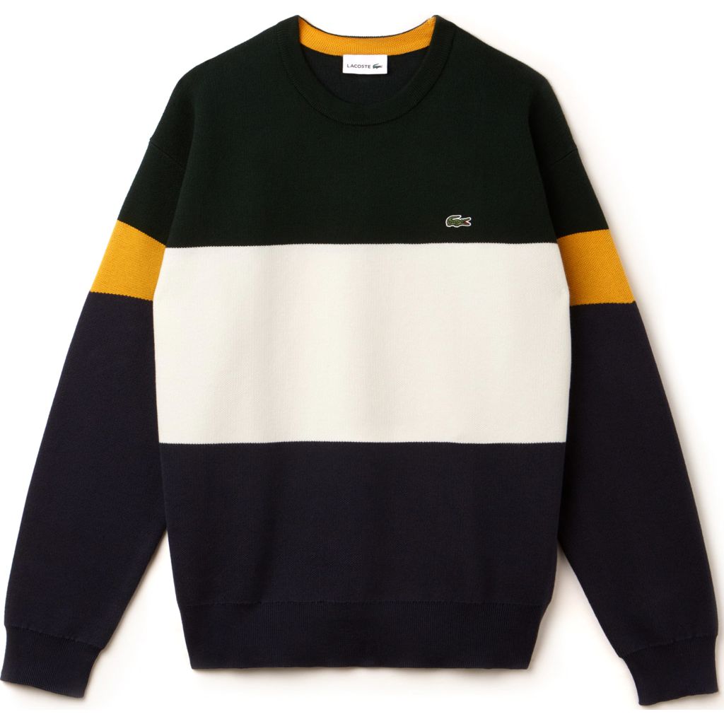 lacoste colorblock sweatshirt