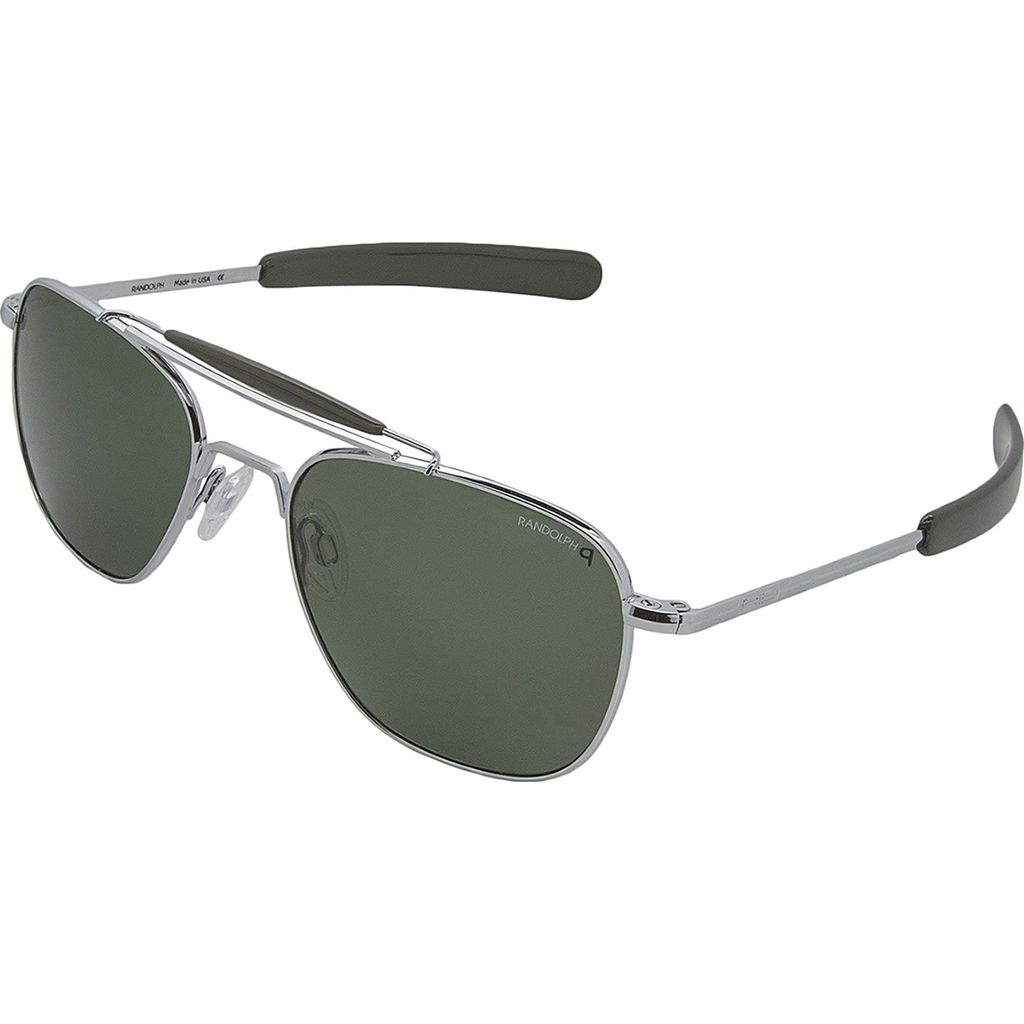 Randolph Engineering Aviator II Bright Chrome Bayonet Sunglasses | Gla ...