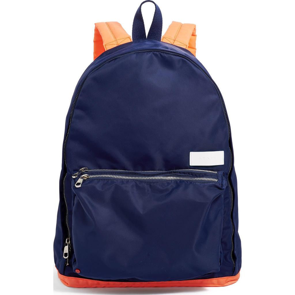 STATE Bags Adams Backpack Navy/Orange 1029-NO - Sportique