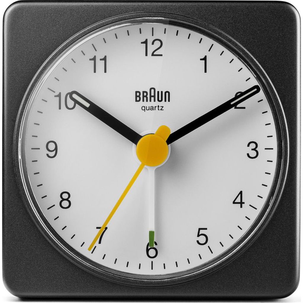 Braun Classic Square Travel Alarm Clock - Sportique