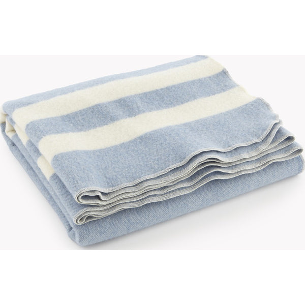 Faribault Baby Trapper Wool Blanket Blue/Natural 8892 Baby 45x45 ...