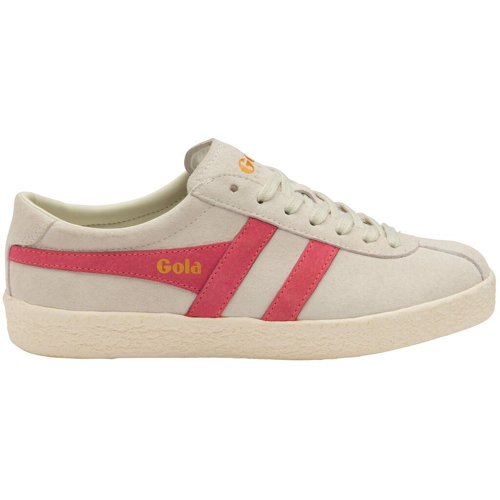 Gola Women's Trainer Suede Sneakers | Off White/Fluro Pink – Sportique
