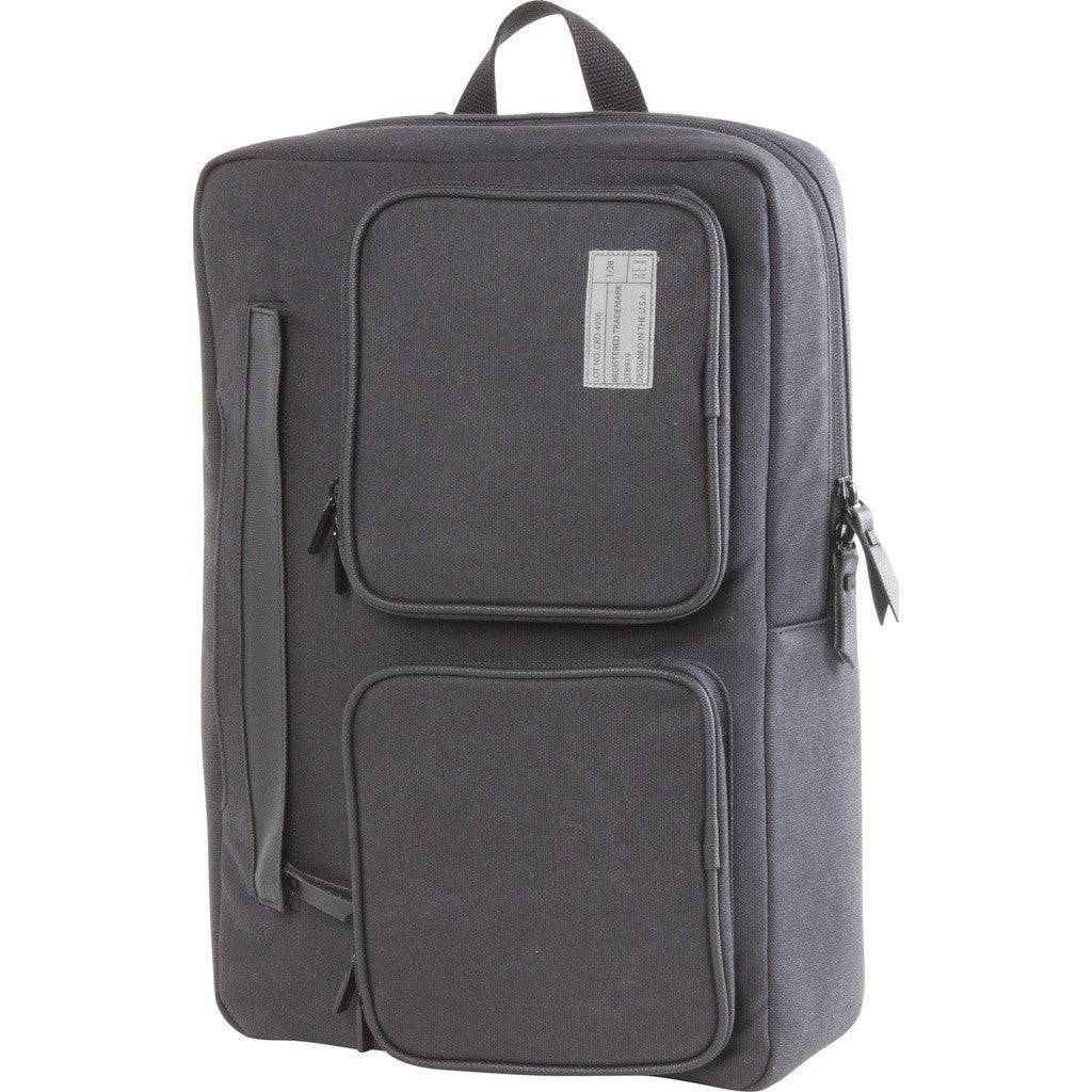 Hex Supply Convertible Laptop Briefcase Charcoal Canvas CHCV HX2033 ...