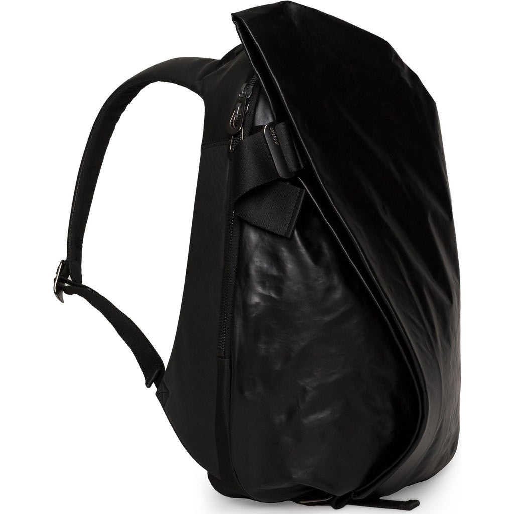 Cote&Ciel Isar Medium Memory Suede Backpack | Black – Sportique