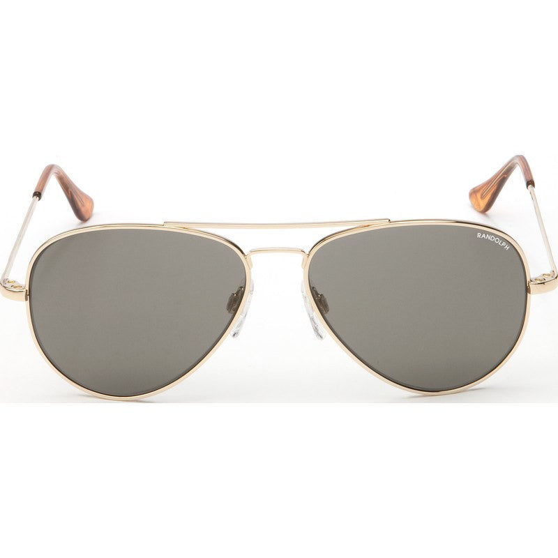 Randolph Concorde Gold Plated Sunglasses Gray Polarized – Sportique