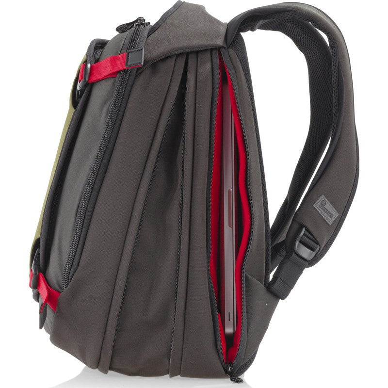 Crumpler Dry Red No 5 Backpack Khaki/Gunmetal – Sportique