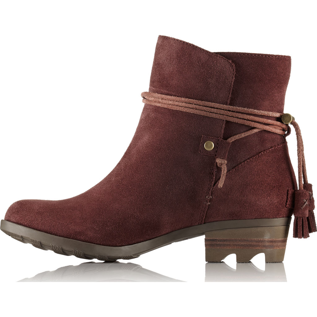 sorel farah short waterproof suede bootie