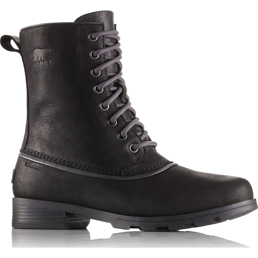 all black sorel boots