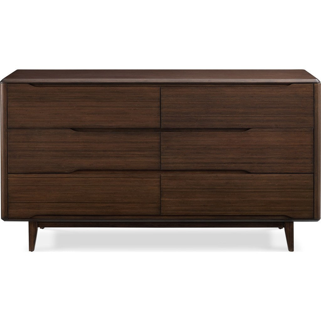 Greenington Currant Six Drawer Dresser Black Walnut G0030bl