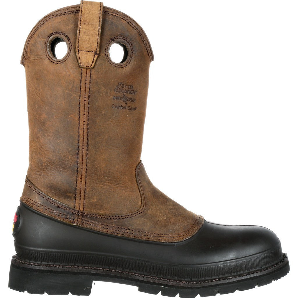 Georgia Boot Muddog Wellington Work Boot Brown – Sportique