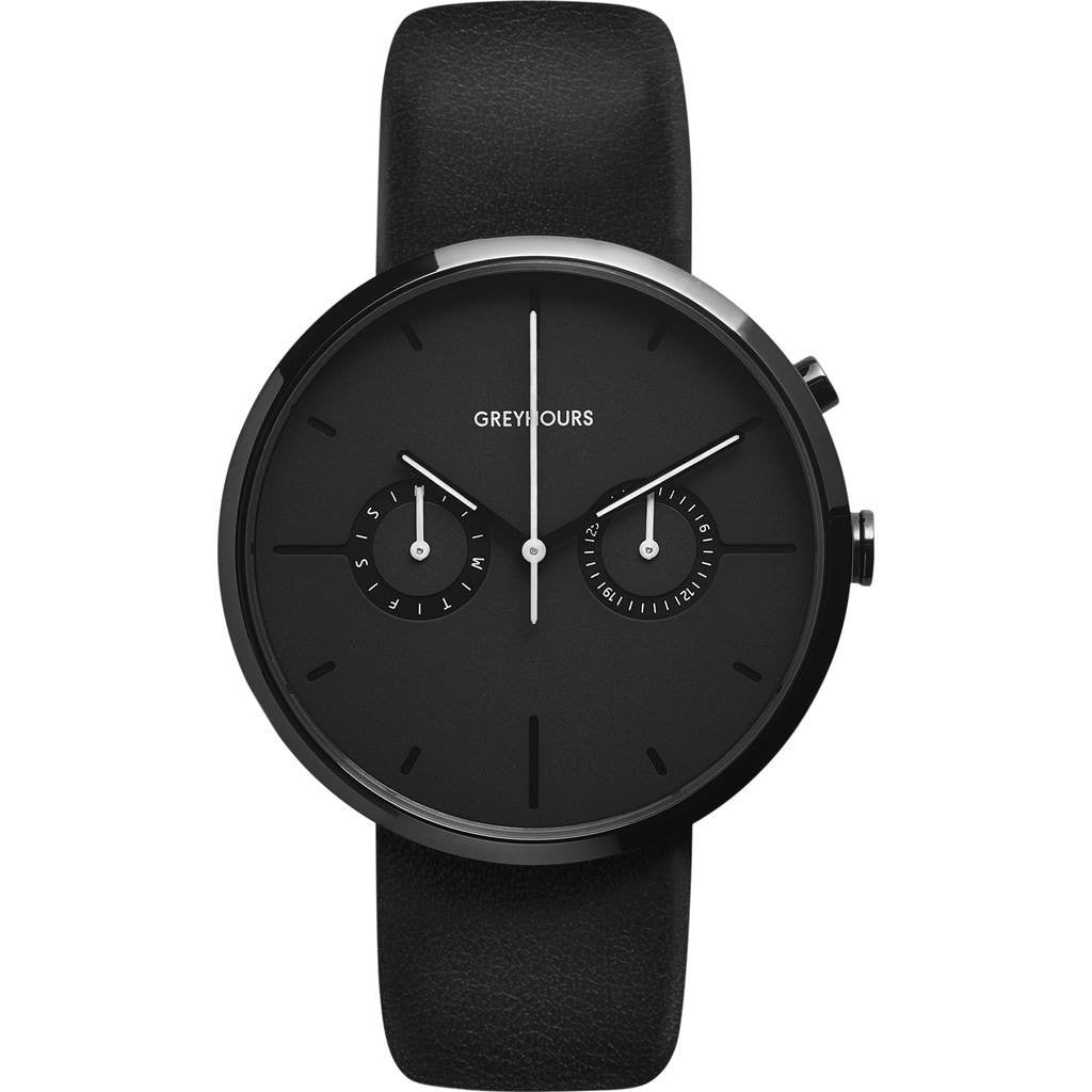 Greyhours Vision Shine Watch Carbon Black VISION DARK - Sportique