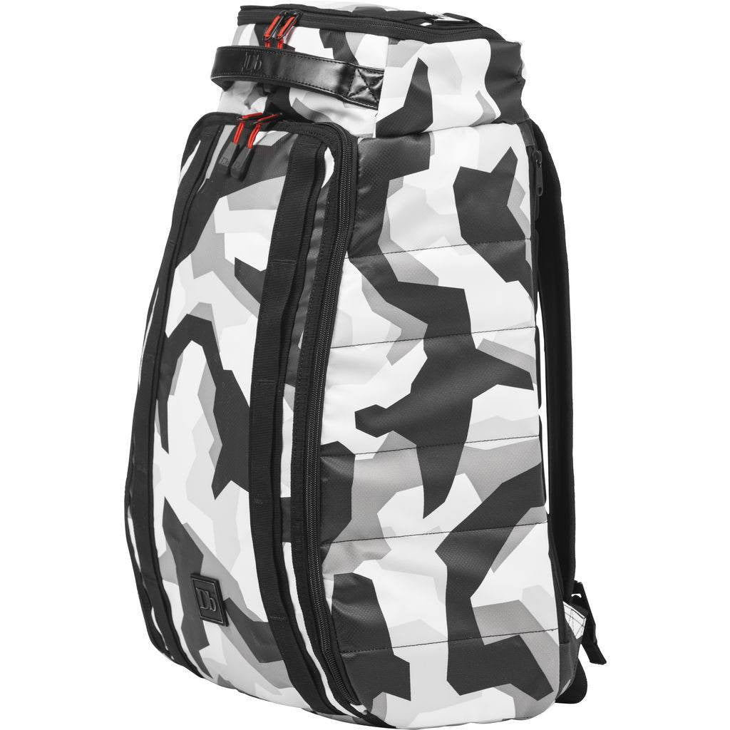 black and white camo backpack