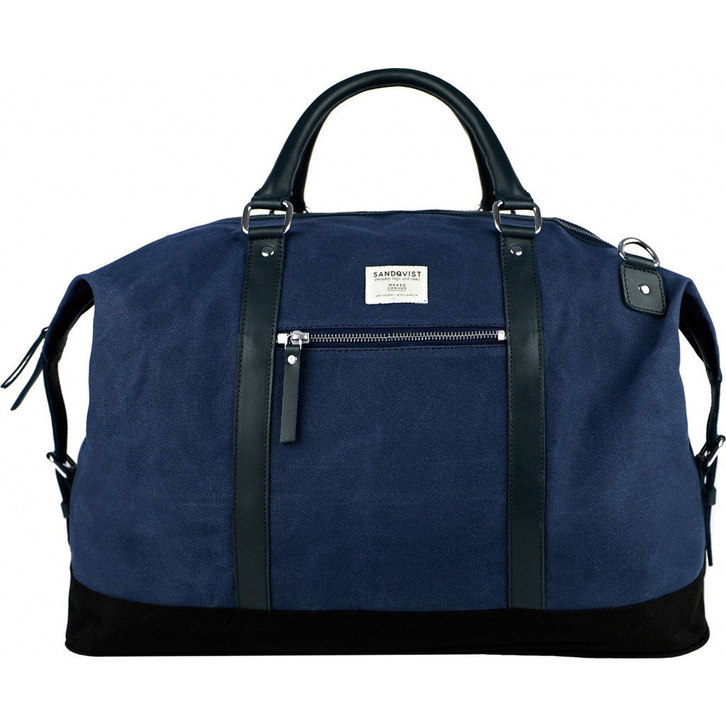 Sandqvist Jordan Weekend Bag Waxed Blue SQA665 – Sportique