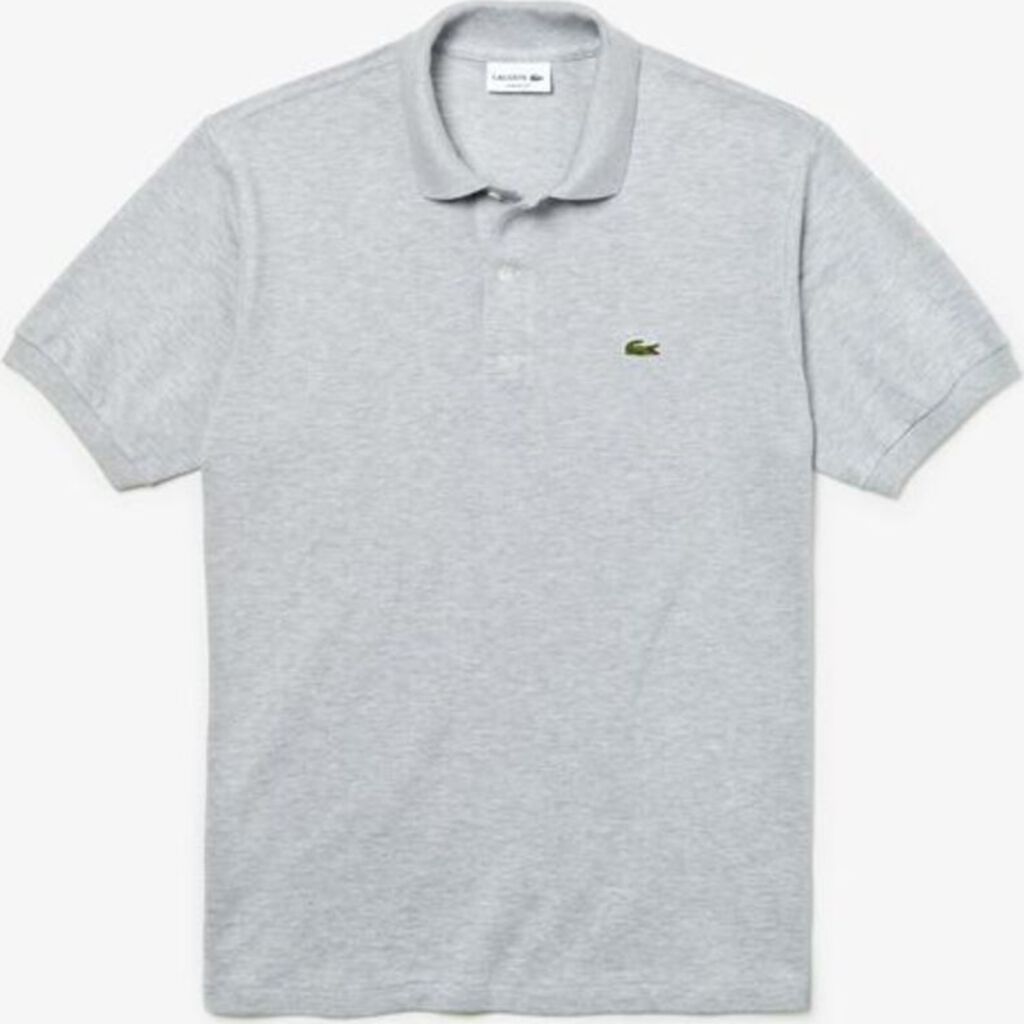 lacoste knitted polo