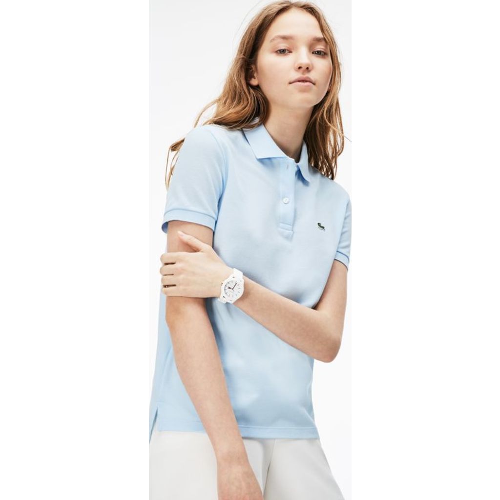 lacoste polo shirt light blue